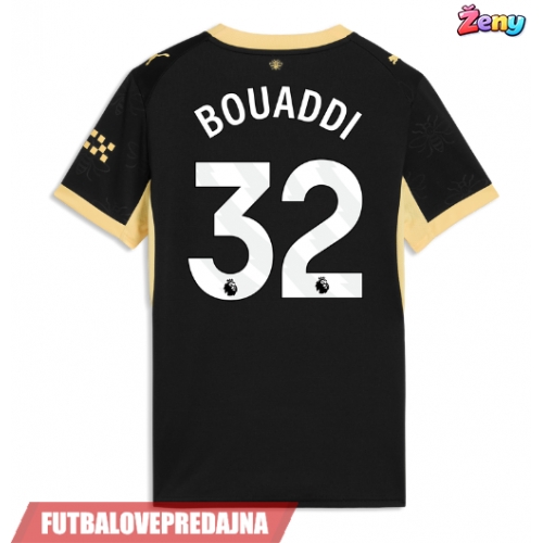 Lacne Ženy Futbalové dres Manchester City Ayyoub Bouaddi #32 2026-27 Krátky Rukáv - Preč